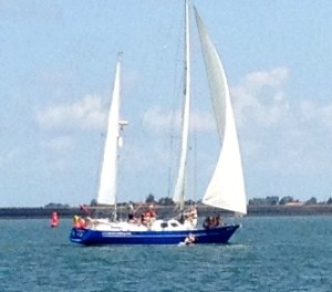 Sailing on the Oosterschelde